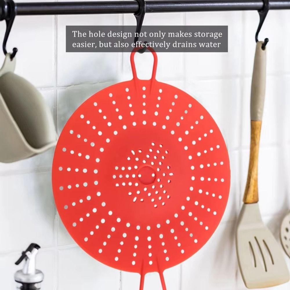 Silicone Steamer Basket - Wiederverwendbarer Silikon-Dampfgarkorb Hitzebeständiger Antihaft-Gemüsedämpfer Erweiterbarer Mehrschichtiger