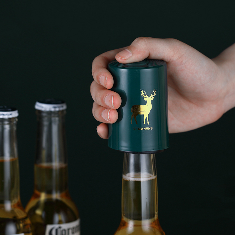 Kitchen Gadgets Of 2025 - Bierflaschenöffner kreativer Drucktyp automatischer spurloser Internet-Promi-Flaschenöffner