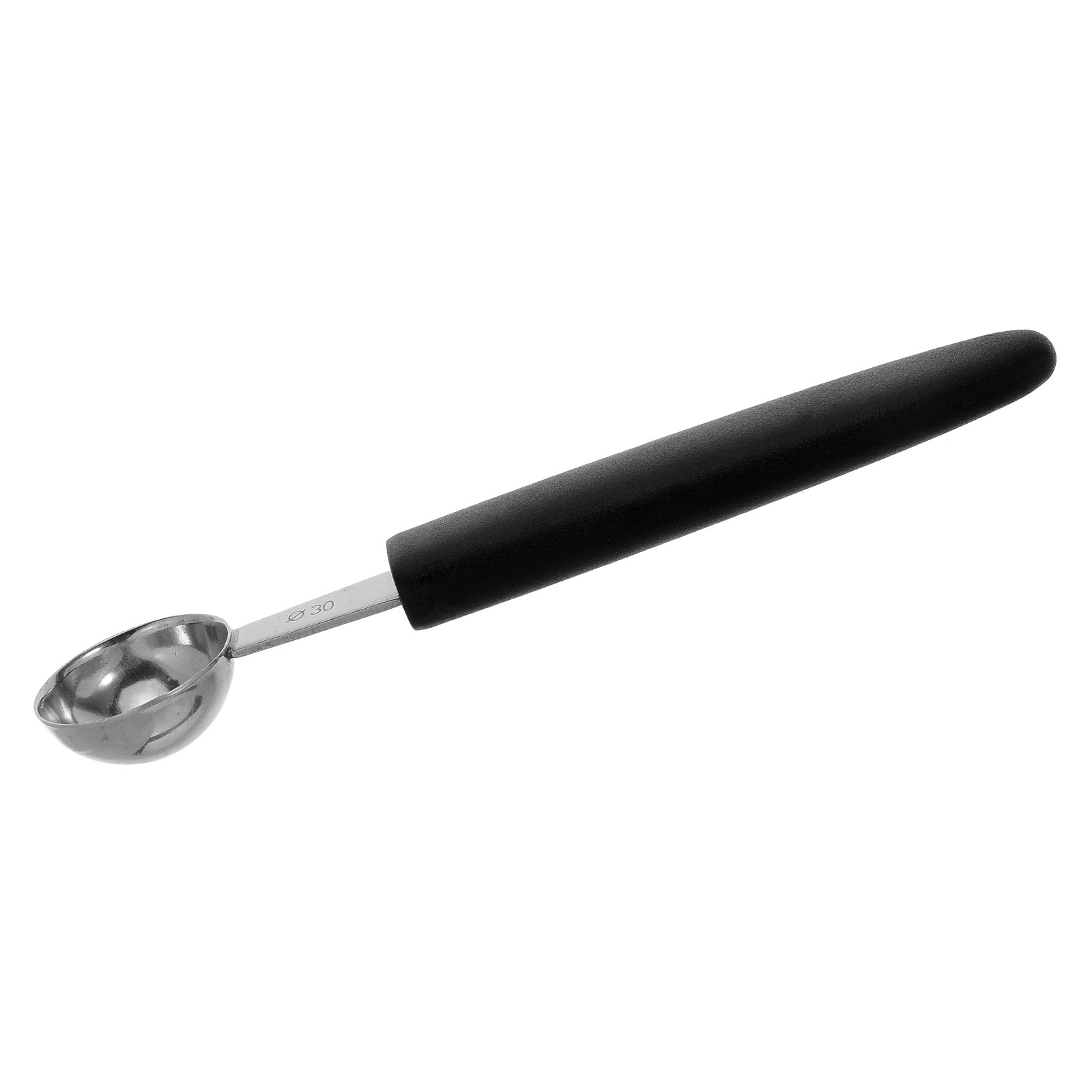 Kitchen Gadgets And Equipment - Edelstahl-Melonenschaber, 30 mm, robustes Küchenwerkzeug für