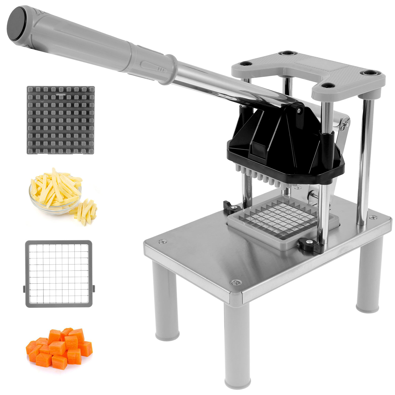 Kitchen Gadgets Vegetable Chopper - Kommerzieller Gemüse- und Obstzerkleinerer, Pommes-Frites-Schneider mit