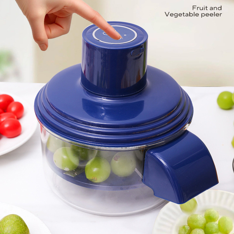 Kitchen Gadgets Of 2025 - 2025 Elektrische Obstschälermaschine, automatisches Knoblauch-Tomaten-, Kirschen-