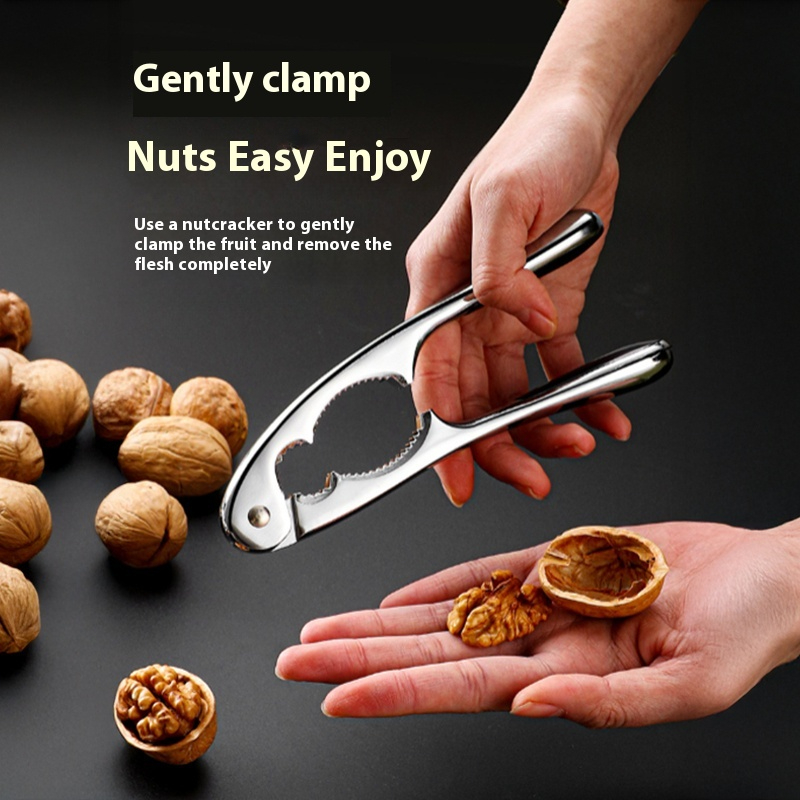 Kitchen Gadgets And Equipment - Manueller Nussknacker aus Edelstahl, Küchenhelfer, hochwertiger