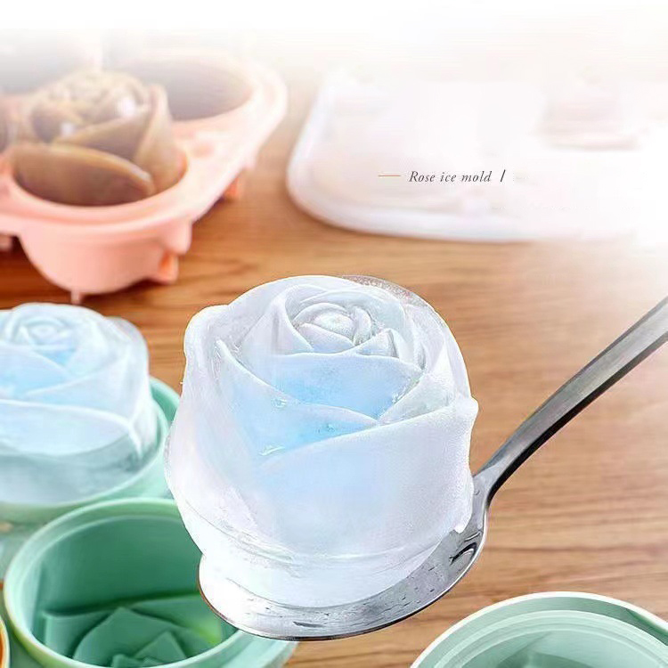 Zyliss Kitchen Gadgets - 3D Rose Eis Formen 4 Löcher