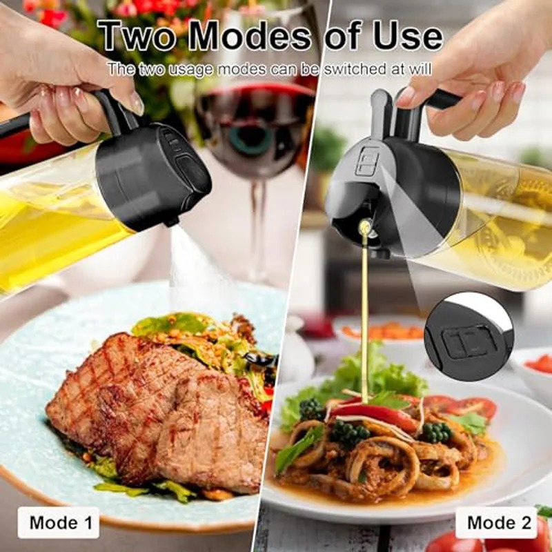 Kitchen Gadgets Oil Spray - Küchenölsprüher Olivenöl-Sprühflasche für Zuhause, Küche, Heißluftfritteuse,
