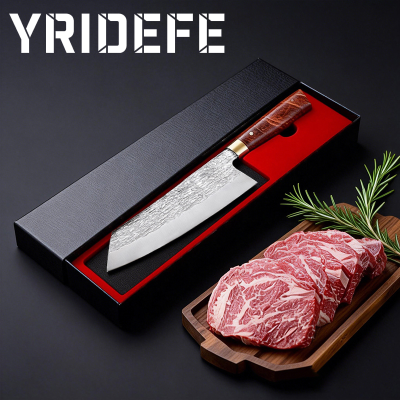 Kitchen Gadgets And Equipment - Japanisches Küchenmesser, Kochzubehör, handgeschmiedetes Edelstahl-Mehrzweckmesser, Geschenkbox