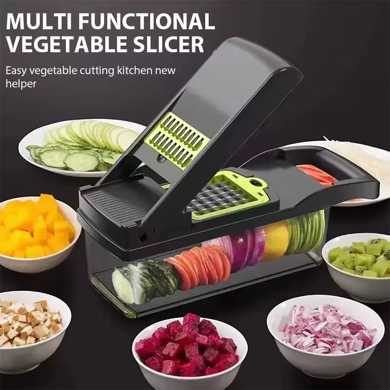 16-in-1 Multifunktionales Küch – Kitchen Gadgets Vegetable Chopper Bewertung und Preis