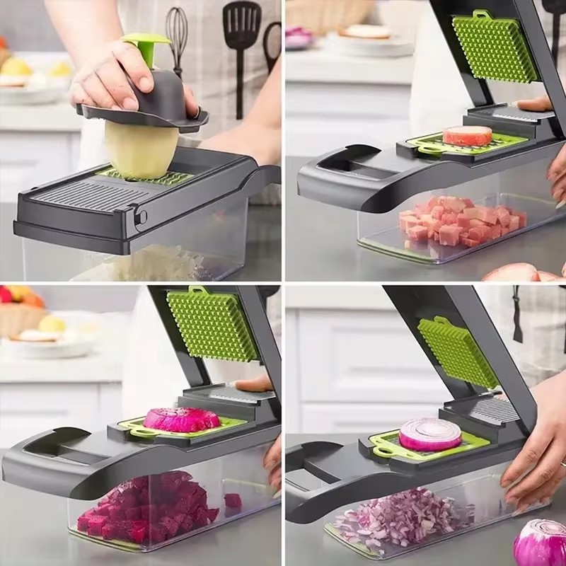 16-in-1 Multifunktionales Küch – Kitchen Gadgets Vegetable Chopper Bewertung und Preis