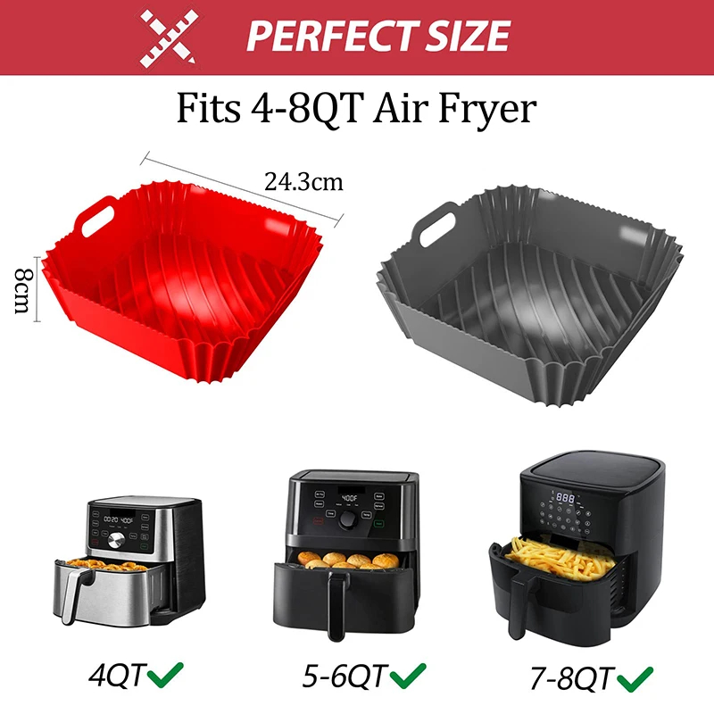 Große Air Fryer Silikon Korb T – Silicone Steamer Basket Bewertung und Preis