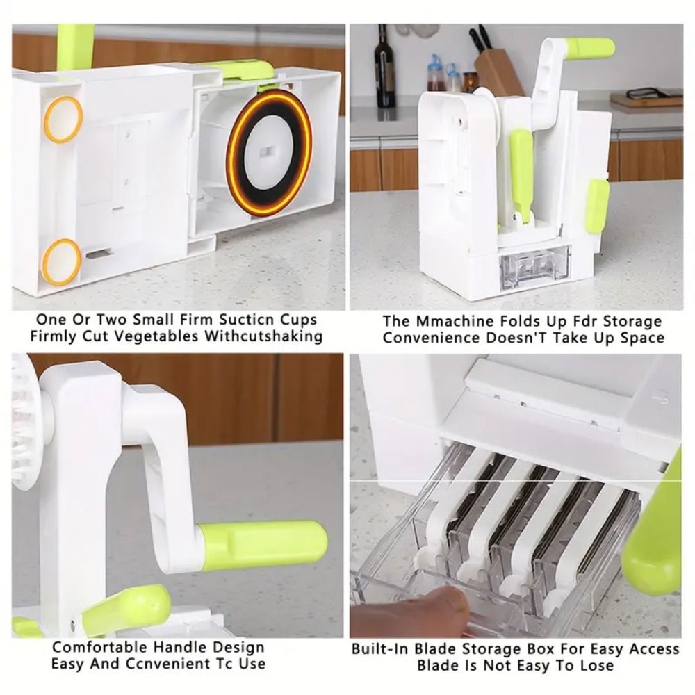 4-Klingen-Gemüsespiralschneide – Spiralizer Vegetable Noodle Bewertung und Preis