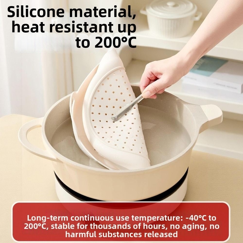 Antihaft-Silikon-Dampfgarkorb  – Silicone Steamer Basket Bewertung und Preis