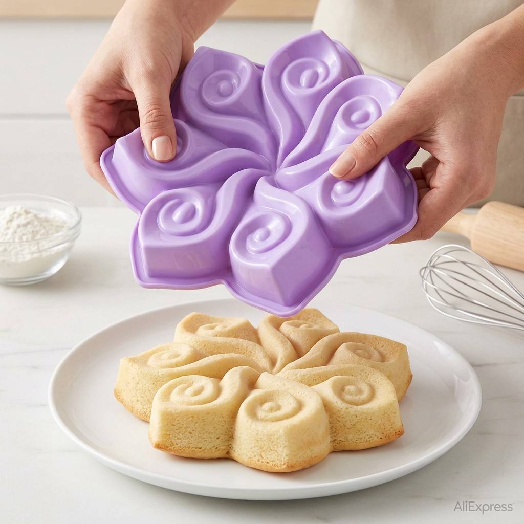 Große Blumen-Silikon-Kuchenfor – Zyliss Kitchen Gadgets Bewertung und Preis