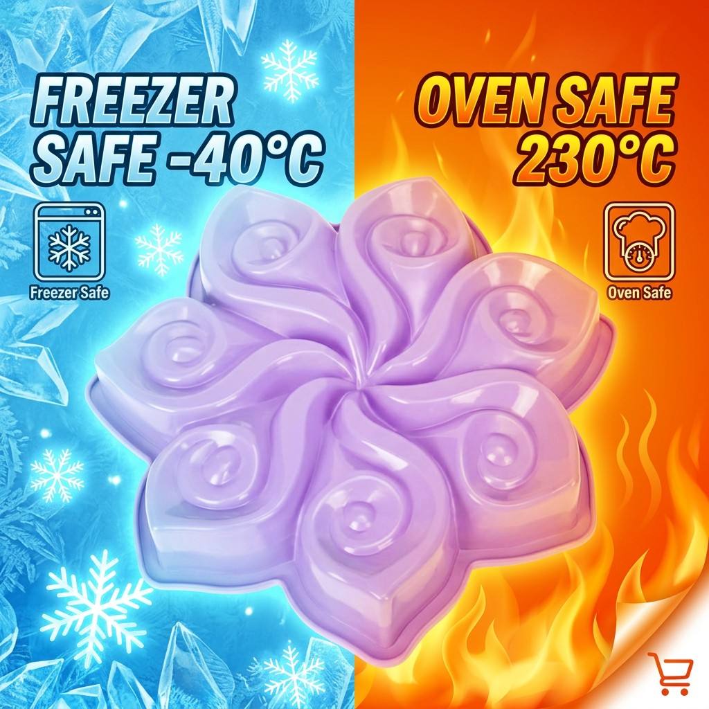 Große Blumen-Silikon-Kuchenfor – Zyliss Kitchen Gadgets Bewertung und Preis
