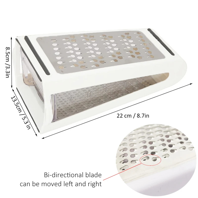 Doppelseitige Klingen Käsereib – Cheese Grater Box Bewertung und Preis