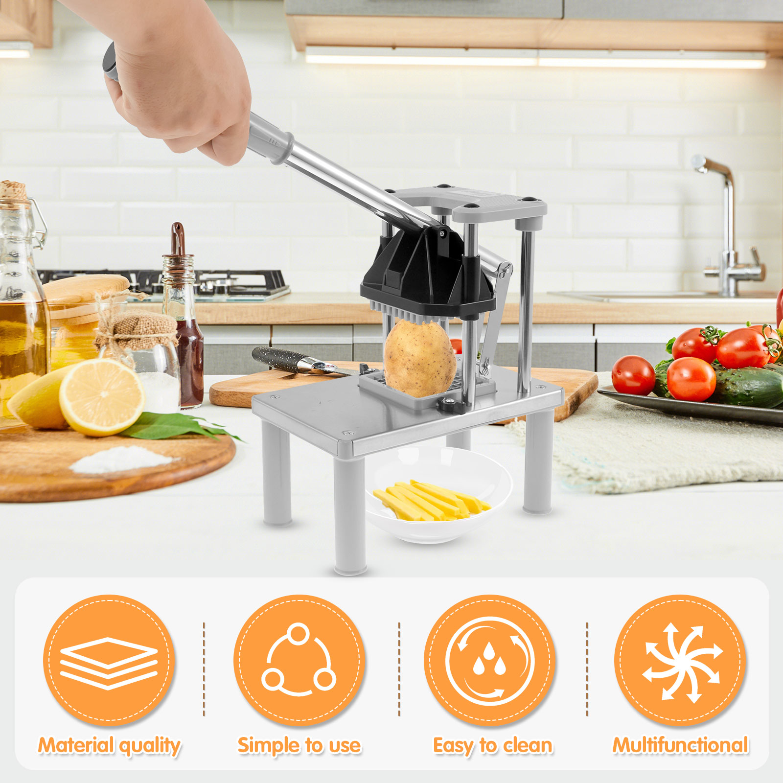 Kommerzieller Gemüse- und Obst – Kitchen Gadgets Vegetable Chopper Bewertung und Preis