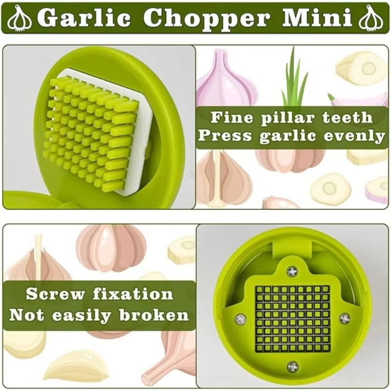 Knoblauchpresse und -zerkleine – Kitchen Gadgets Vegetable Chopper Bewertung und Preis