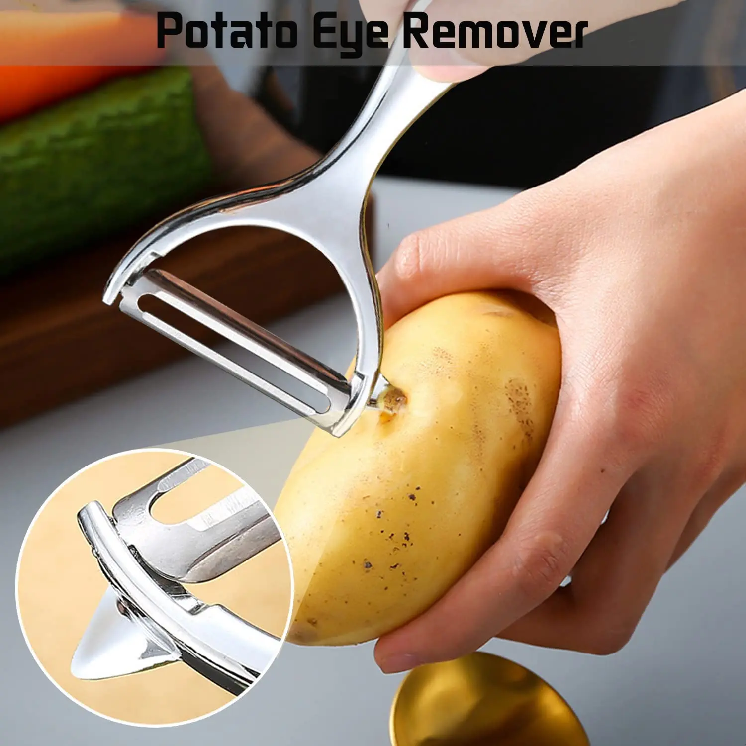 Edelstahl Gemüseschäler Kartof – Household Kitchen Gadgets Vegetable Cutter Silk Cutter Bewertung und Preis