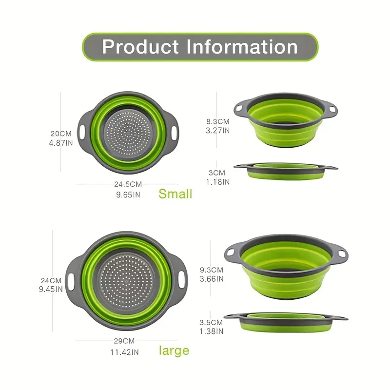 Platzsparendes Silikonsieb mit – Silicone Steamer Basket Bewertung und Preis