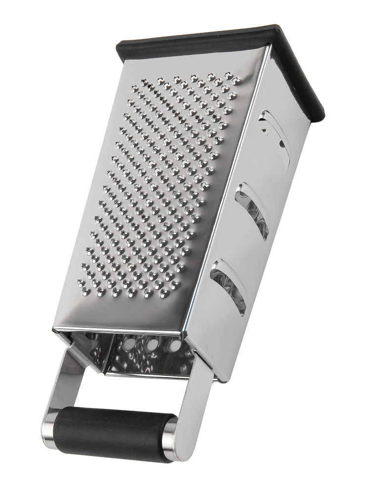 4-seitige Edelstahl-Reibe mit  – Cheese Grater Box Bewertung und Preis