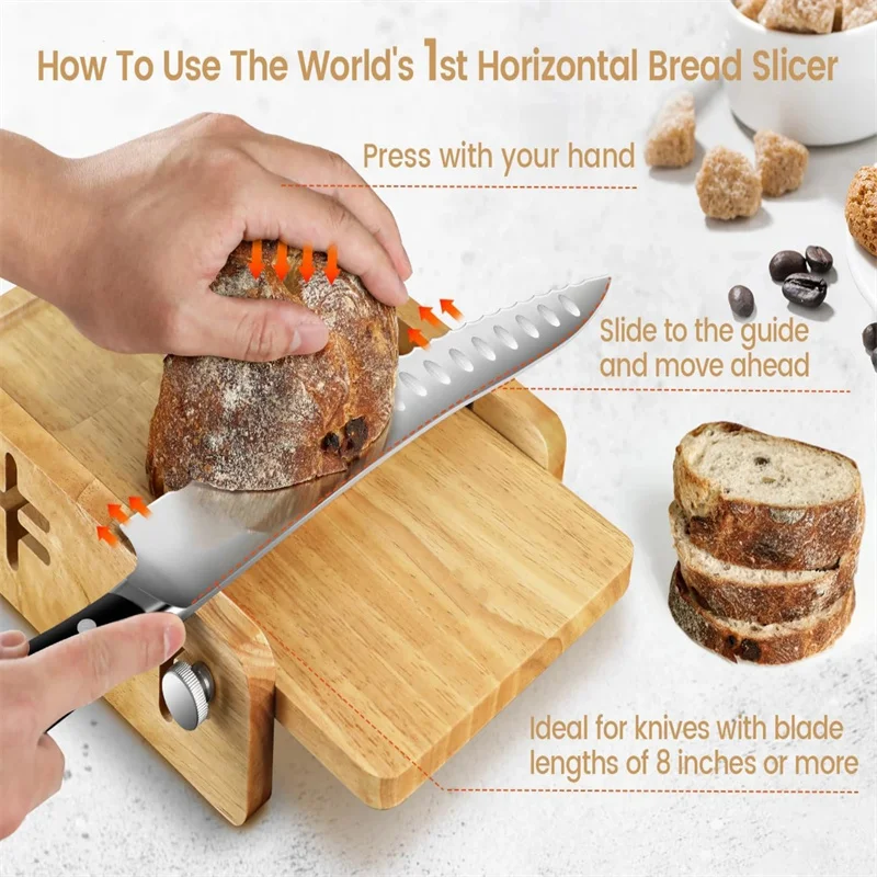 Brot-Schneidehilfe, horizontal – Kitchen Gadgets Guide Bewertung und Preis